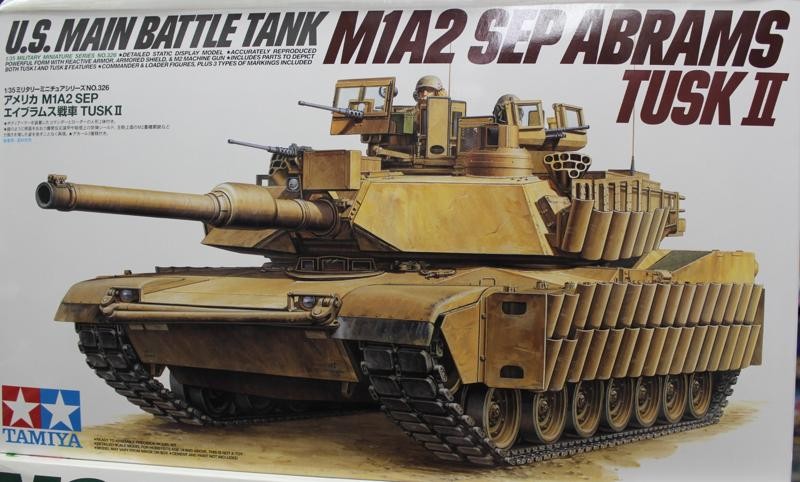 田宮TAMIYA U.S. Main Battle Tank M1A2 SEP Abrams Tusk II 1/35 NO.35326